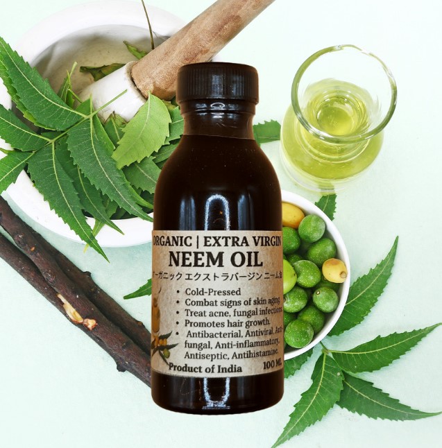 Neem Oil, Organic Extra Virgin Cold Pressed 100ml