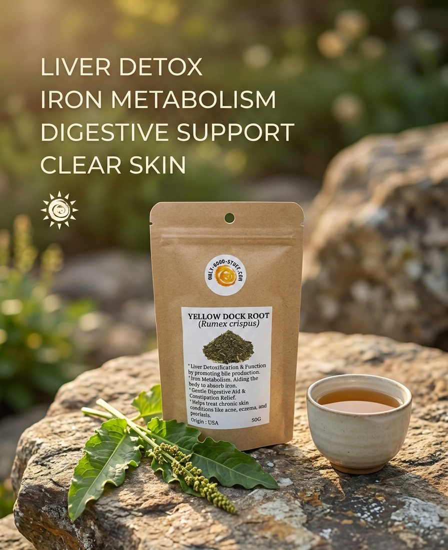 Yellow Dock Root (Rumex crispus.), Organic 50g