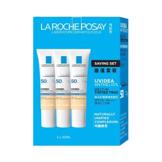 La Roche Posay Uvidea XL Cream SPF50 + (Tinted) Trio - 3*30 ml